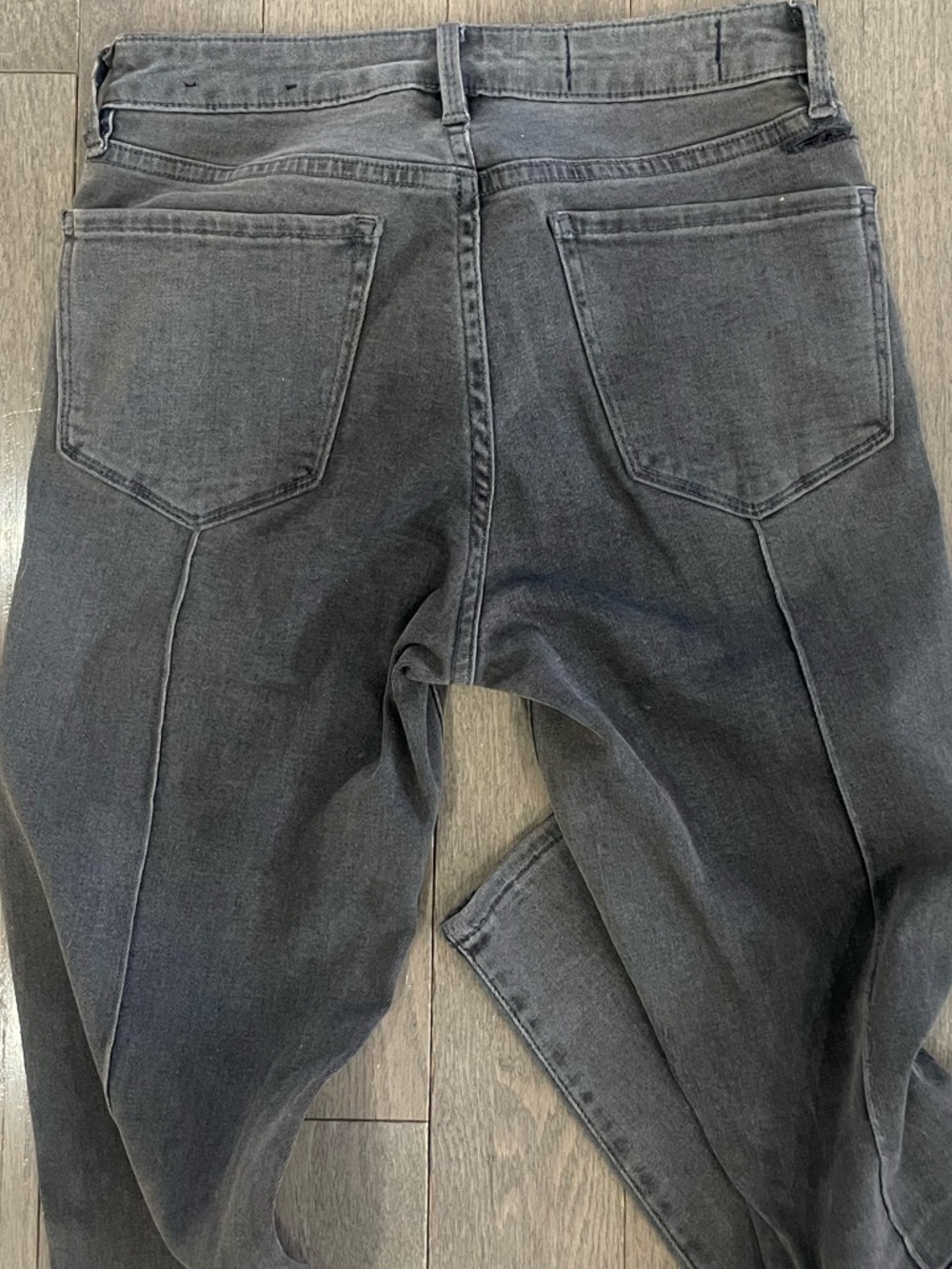 Armani Exchange Super Skinny Elastane Jeans 🔥 - Faded Gray Distressed • Size 25 - Picture 7 of 13